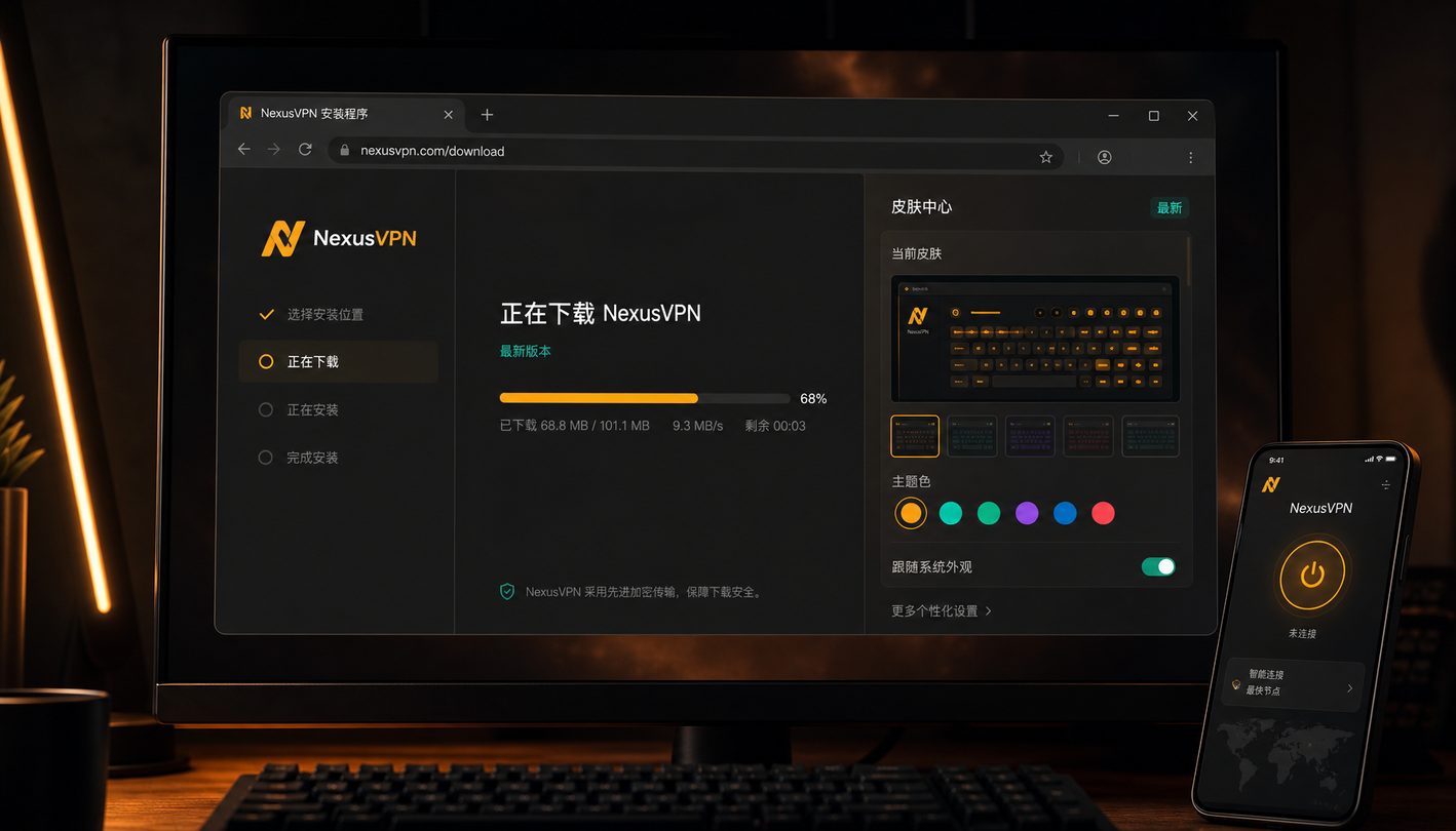 NexusVPN多设备互联与全平台安装展示